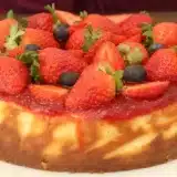 Cheesecake De Morango