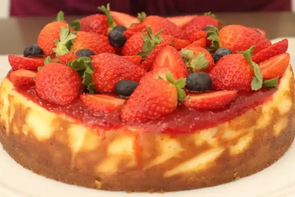 Cheesecake De Morango