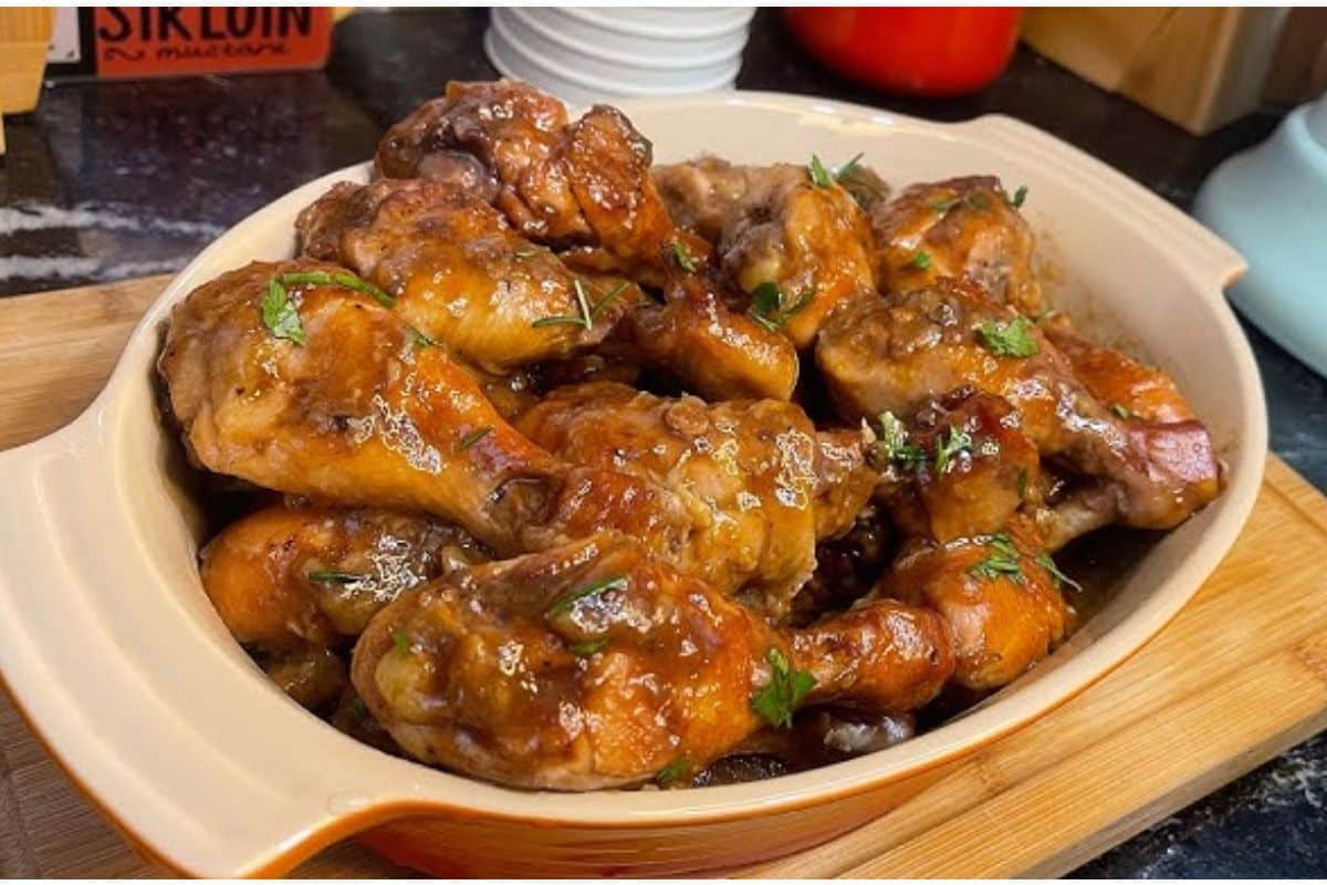 Frango Assado Na Cerveja Preta