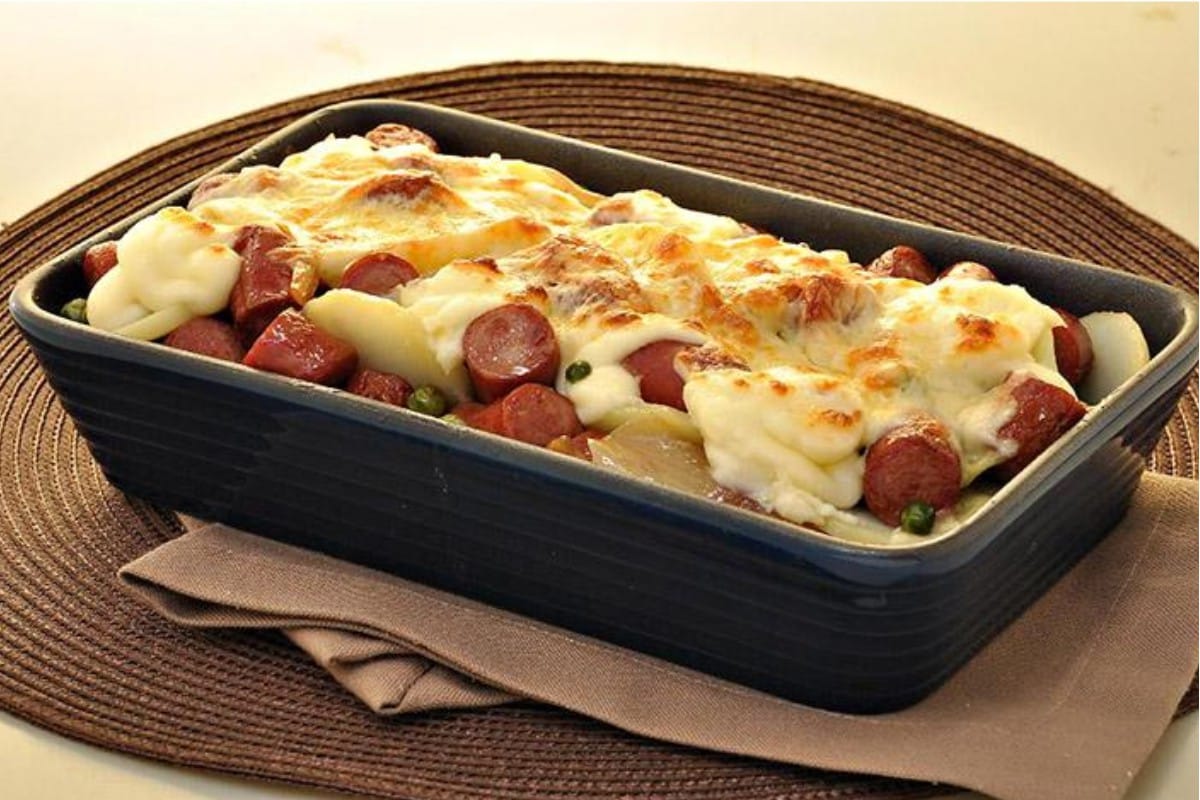 Linguiça Gratinada