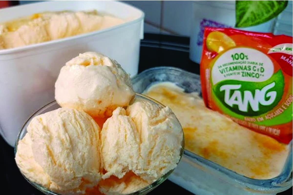 Sorvete Com Suco Tang