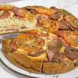 Torta Pizza De Calabresa 30 04