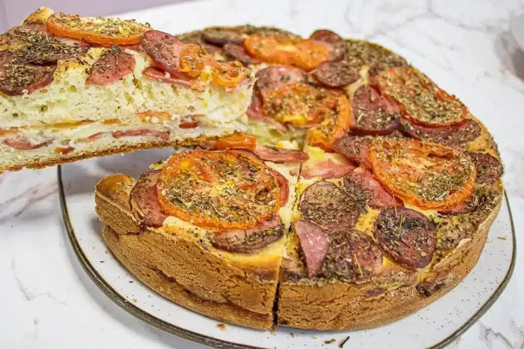 Torta Pizza De Calabresa 30 04