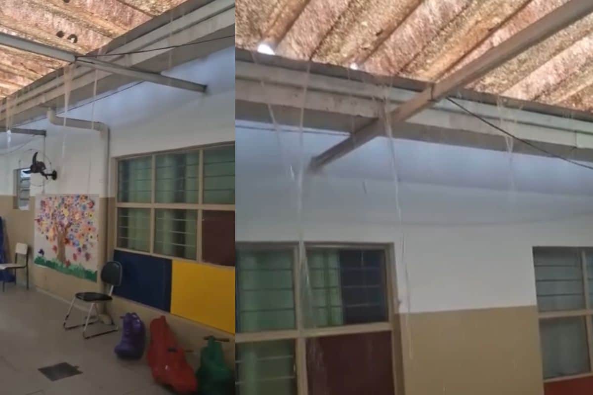 Chuva Em Mairinque Deixa Escola Infantil Alagada No Bairro Vila Granada