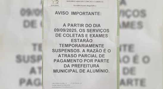 Divida De R$ 150 Mil Da Prefeitura Paralisa Exames No Pronto Socorro De Alumínio