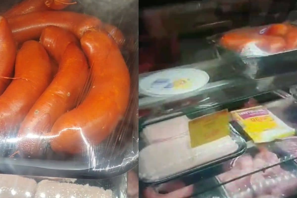 Homem Contesta Venda De Linguiça Com Mofo Em Supermercado Conhecido Em Alumínio