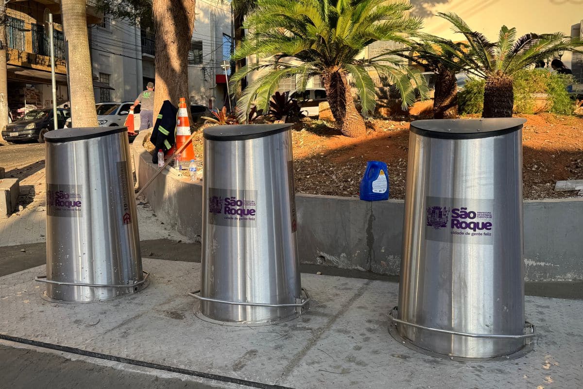 Prefeitura De São Roque Instala Lixeiras Subterrâneas Na Região Central