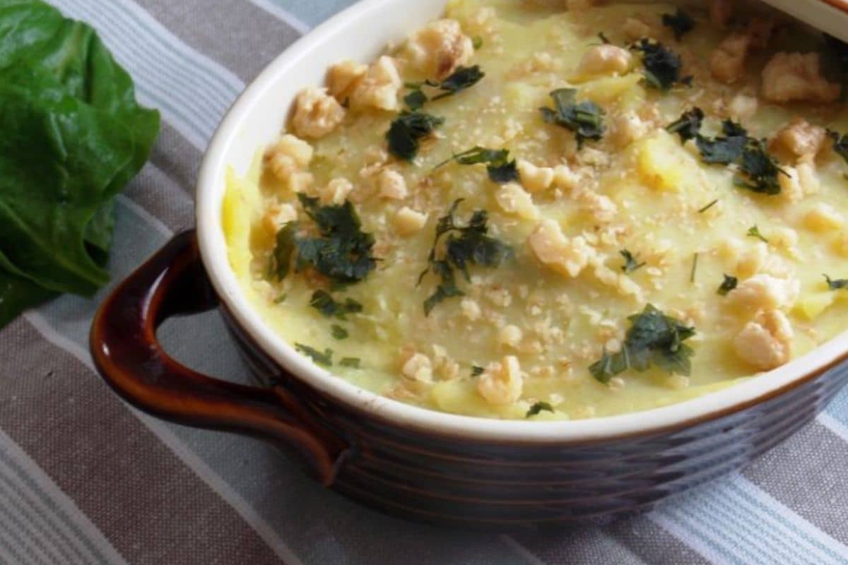 Purê De Batata Com Pera