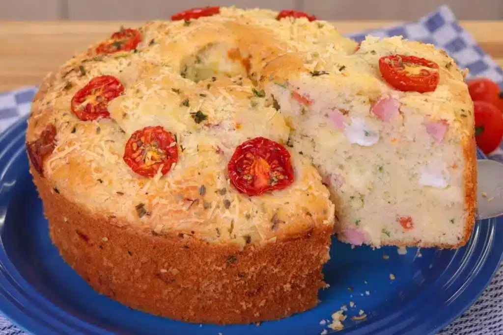 Bolo Salgado De Liquidificador, Super Fácil De Preparar Para Fazer A Semana Toda 7 Bolo-Salgado-De-Liquidificador