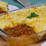 Angu Com Carne Moída