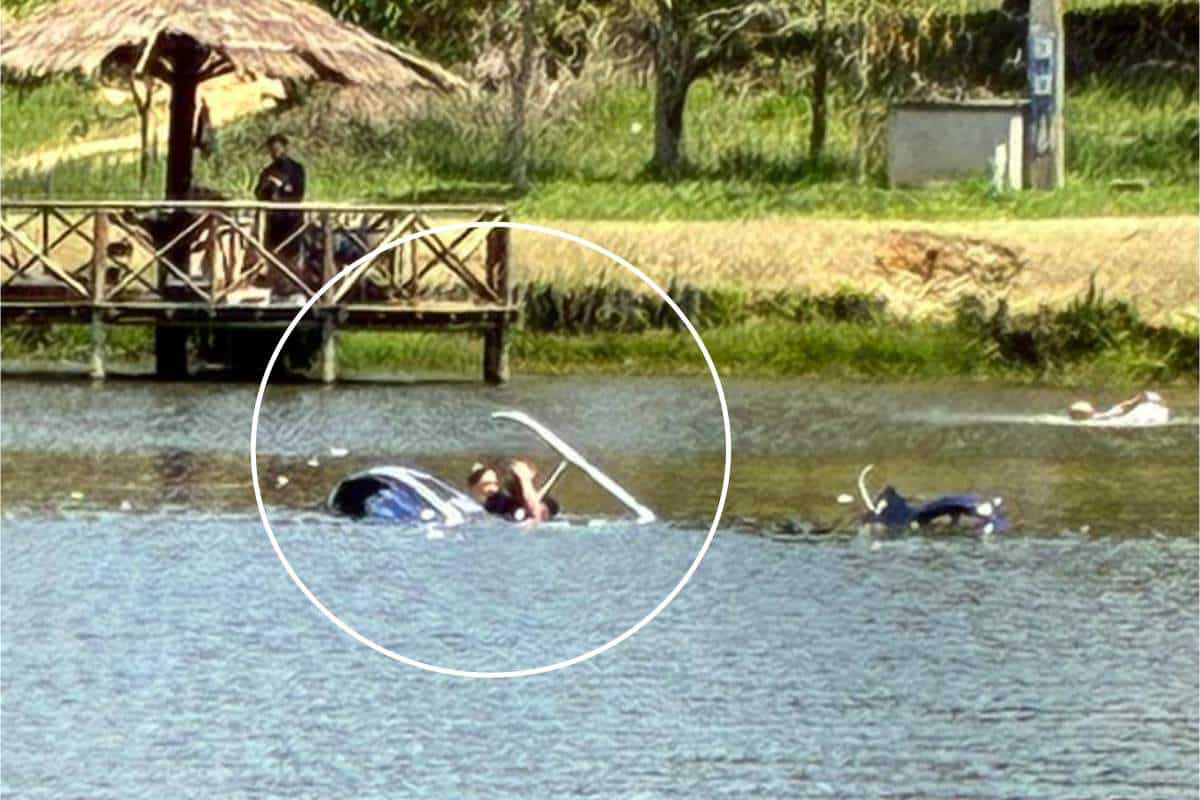 Helicóptero Com Tripulantes Cai Em Lago Em São Roque