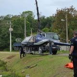 Helicóptero Que Caiu Em São Roque Teve Cauda Partida Ao Meio Com Queda Em Pesqueiro