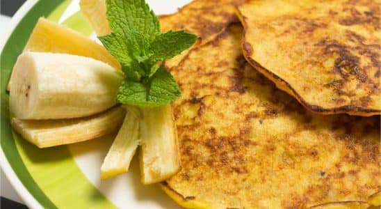 Panqueca Com Massa De Banana Lowcarb