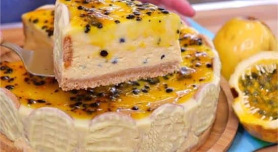 Torta Rústica De Maracujá