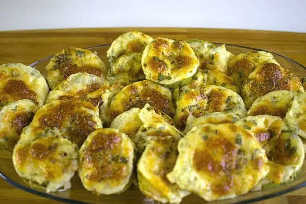 Abobrinha Assada Feita No Forno Para Jantar Ou Almoço 7 Abobrinha Assada