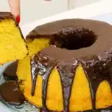 Como Fazer Um Bolo Com Casquinha De Chocolate Fofinho Com Massa Leve 1 Bolo Com Casquinha De Chocolate