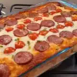 Torta De Calabresa Com Queijo