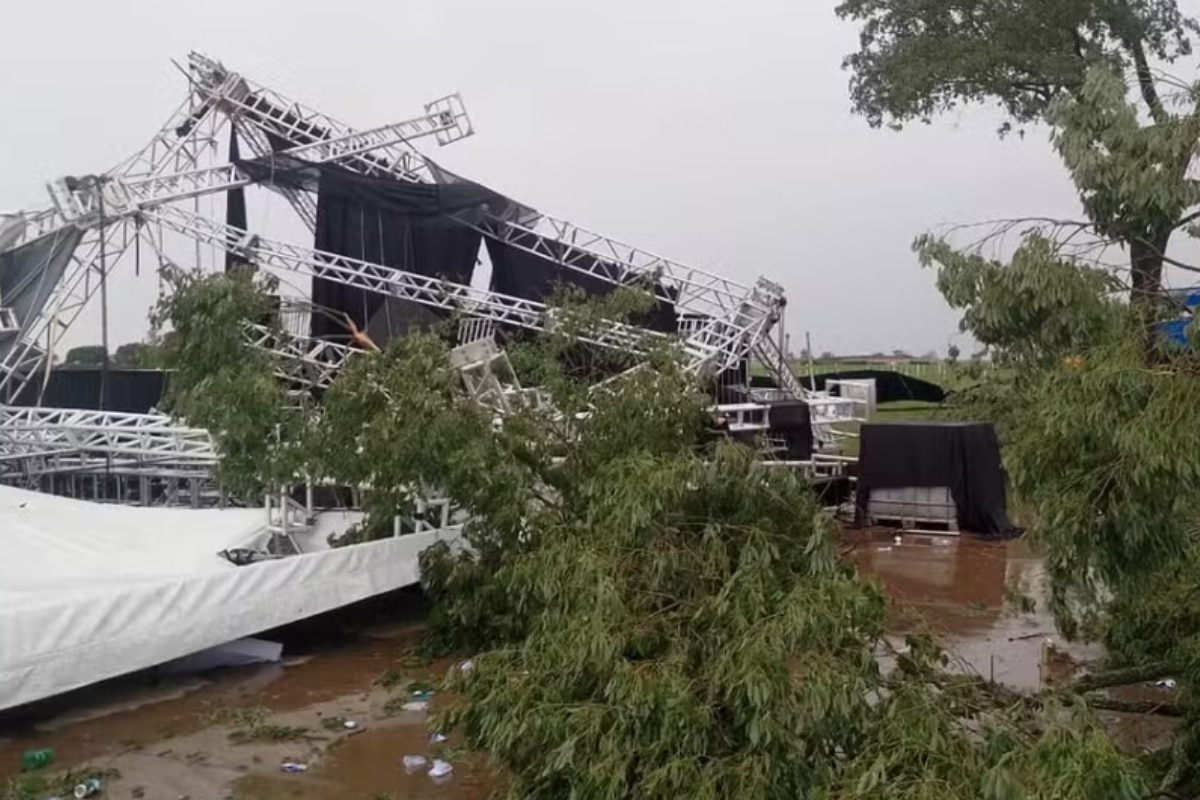 Festa Universitária Termina Em Tragédia Após Vendaval Em Regente Feijó, Interior De Sp