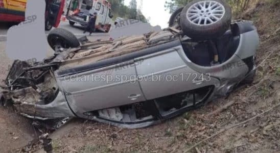 Motorista Morre Apos Bater E Capotar Carro Em Rodovia De Itu