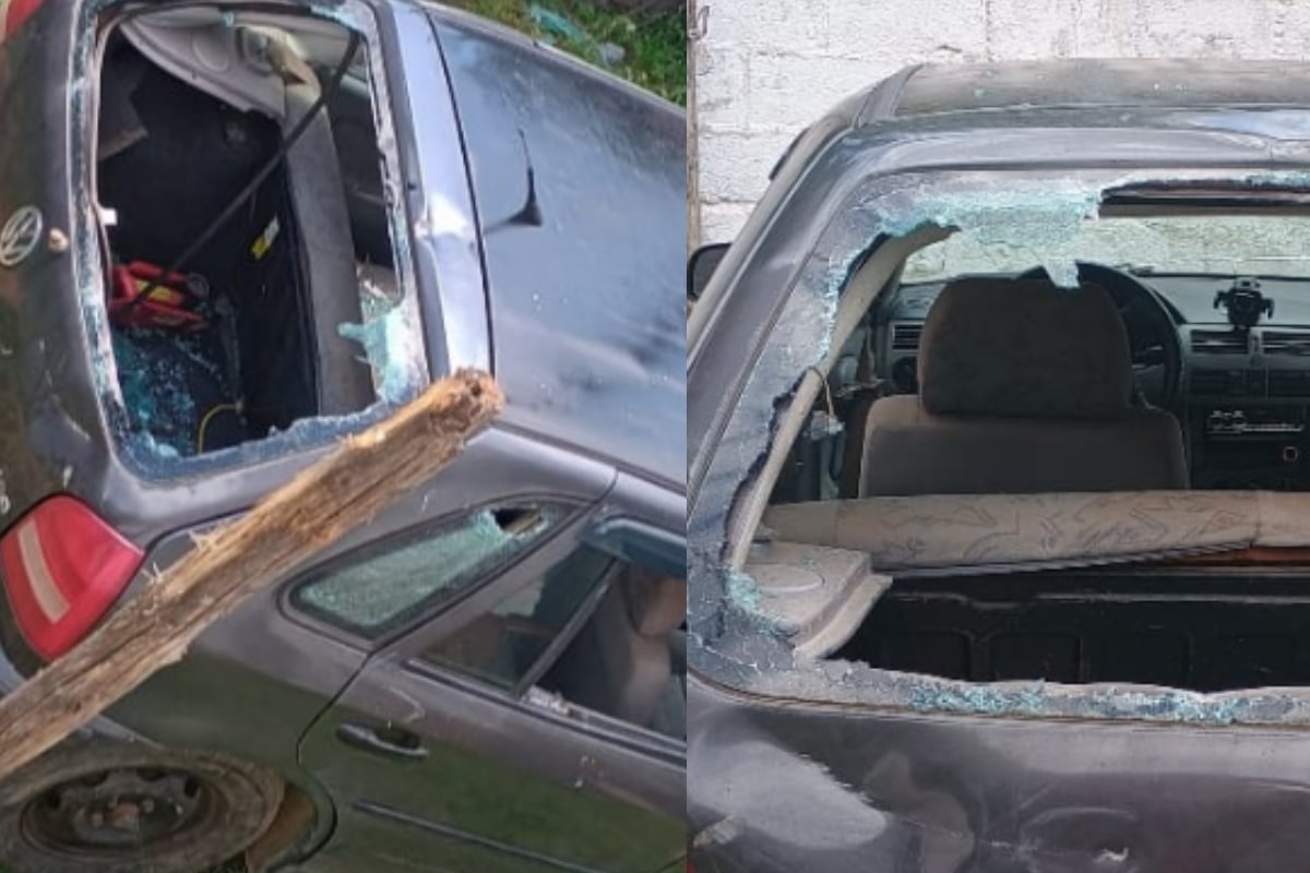 Mulher Invade Casa De Ex-Marido E Quebra Tudo Na Casa E Carro