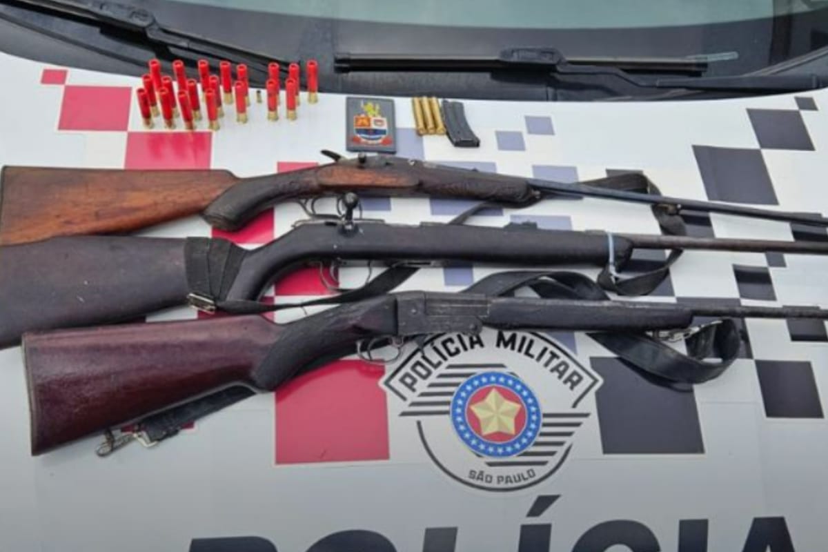 Polícia Apreende Armas Em Casa De Idoso Em Vargem Grande Paulista Após Denúncia