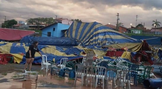 Temporal Derruba Estrutura De Circo Em Capela Do Alto