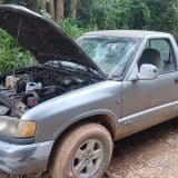 Caminhonete Roubada É Encontrada Em Área De Mata Em Mairinque