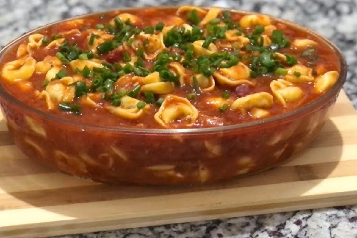 Capeletti Com Calabresa, Receita Super Saborosa E Cremosa Que Agrada Toda A Família