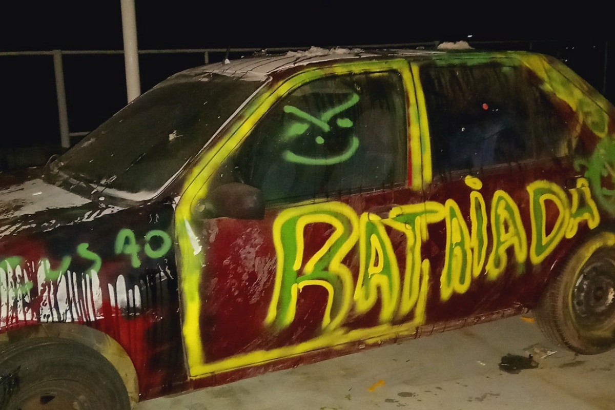 Criminosos Invadem Chácara Em Mairinque, Quebram Tudo E Picham Carro