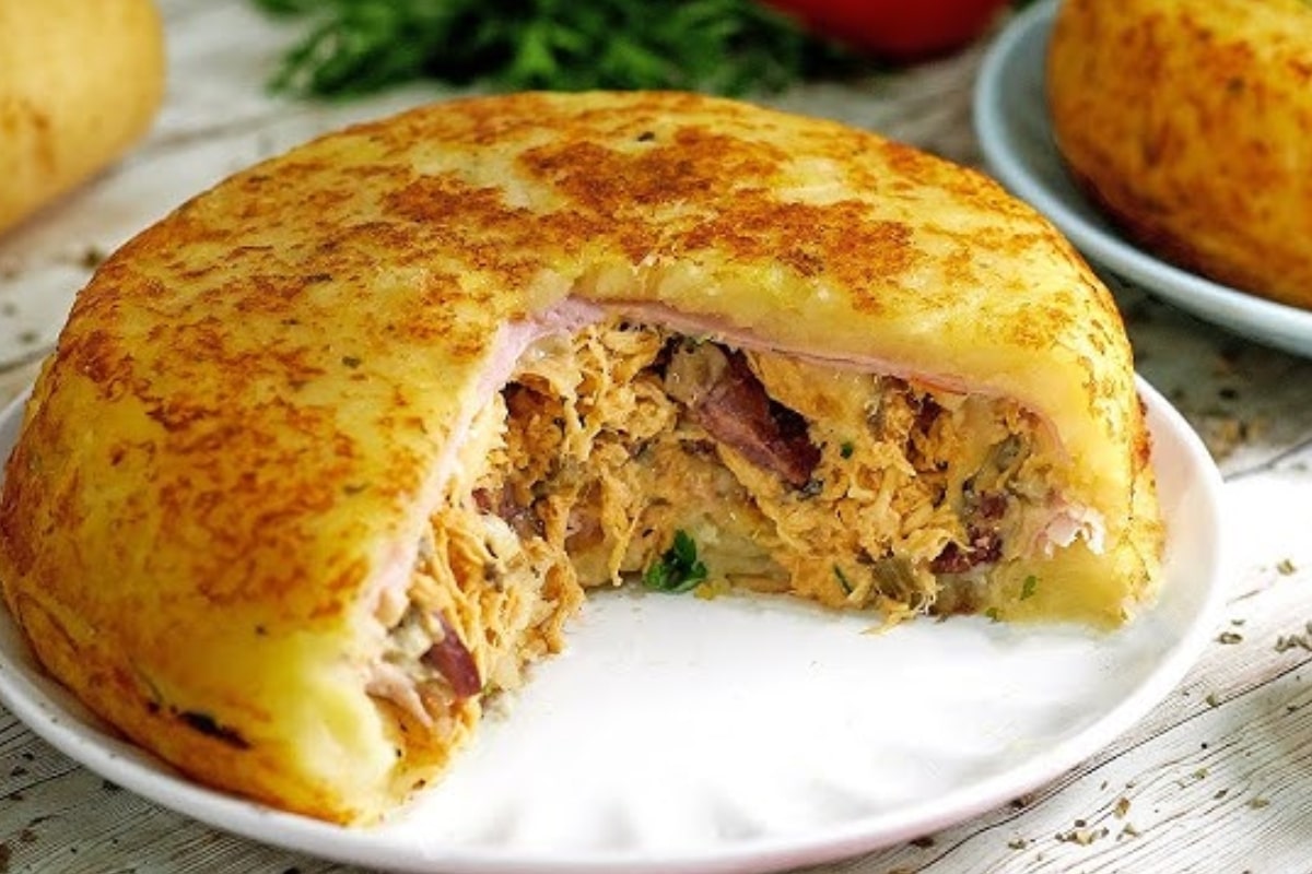 Omelete Recheada De Batata