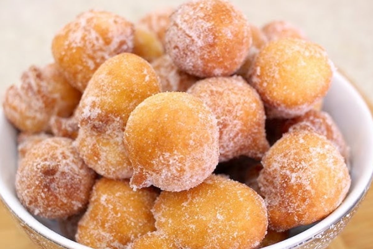 Receita De Bolinho De Chuva De Laranja Super, Receita Fácil E Aromática