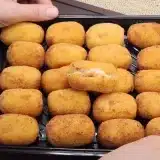 Croquete De Camarão Crocante Para Servir Como Petisco 3 Croquete De Camarão