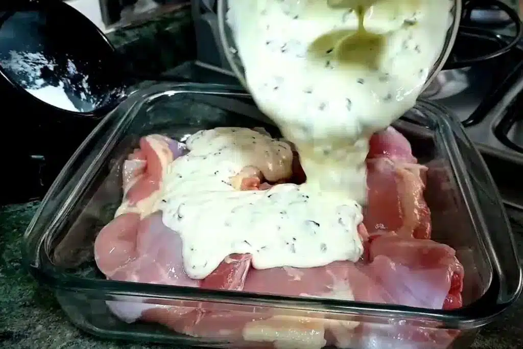 Frango Com Creme De Cebola