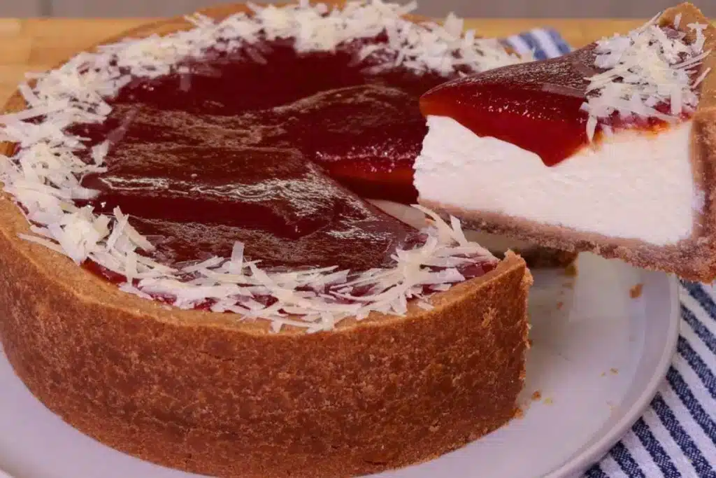 Torta De Ricota Com Goiabada