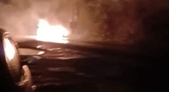 Carro Pega Fogo Em Estrada De Mairinque E Moradores Aguardam 1 Hora Por Bombeiros
