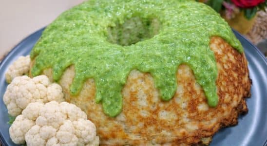 Pudim De Couve-Flor Receita Nutritiva E Super Lowcarb