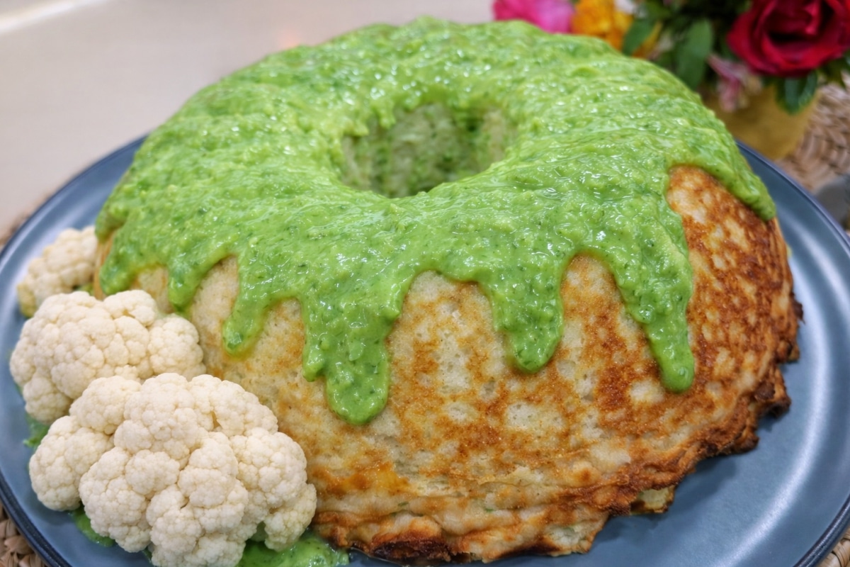 Pudim De Couve-Flor Receita Nutritiva E Super Lowcarb