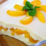 Torta Gelada De Pêssego