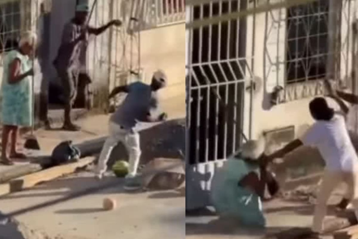 Vídeo Mostra Idosa Sendo Agredida Por Pessoas Ao Tentar Separar Briga