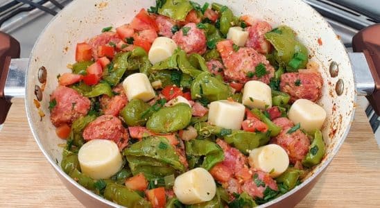 Receita De Pimenta Cambuci Refogada Com Calabresa E Palmito