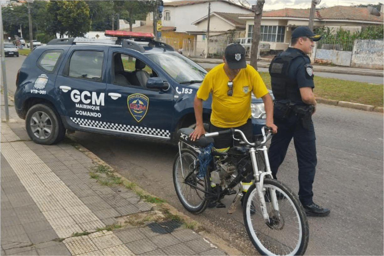 Gcm E Departamento De Trânsito Apreendem Bicicletas Motorizadas Em Mairinque
