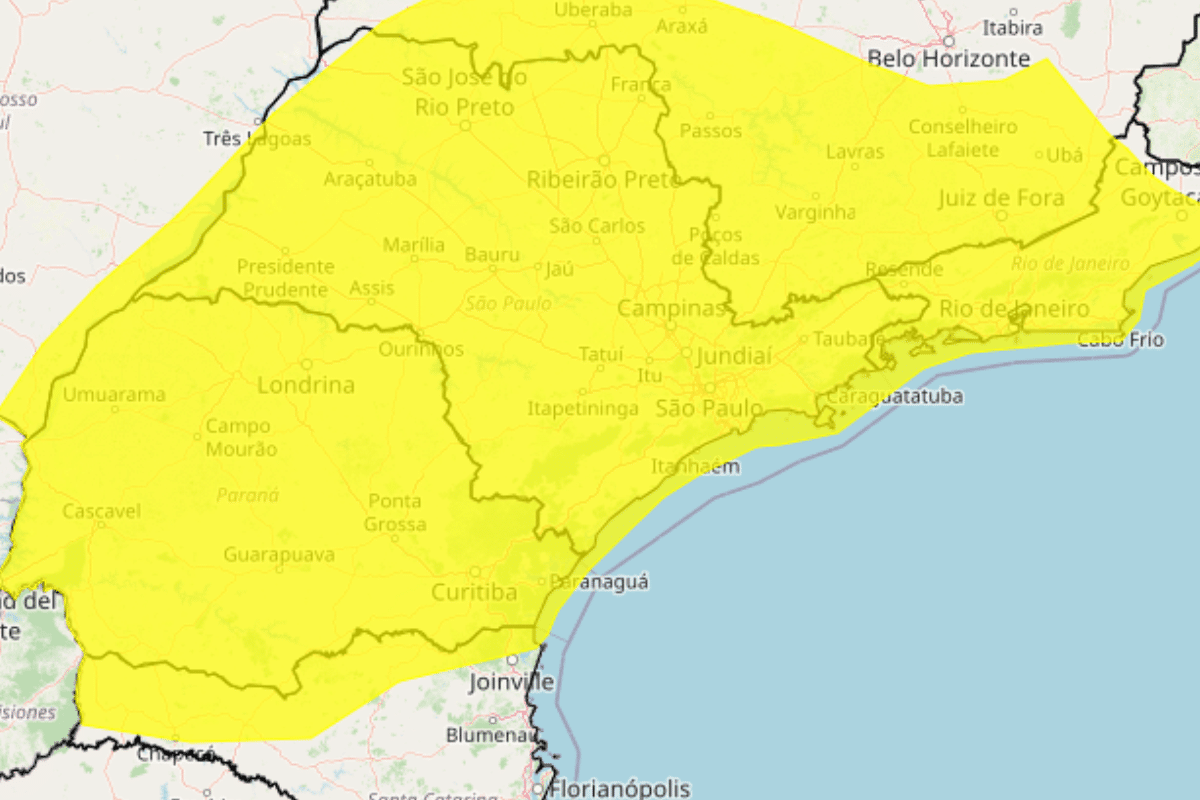 Inmet Coloca São Roque, Sorocaba E Mais 20 Cidades Paulistas Sob Alerta De Chuva Forte