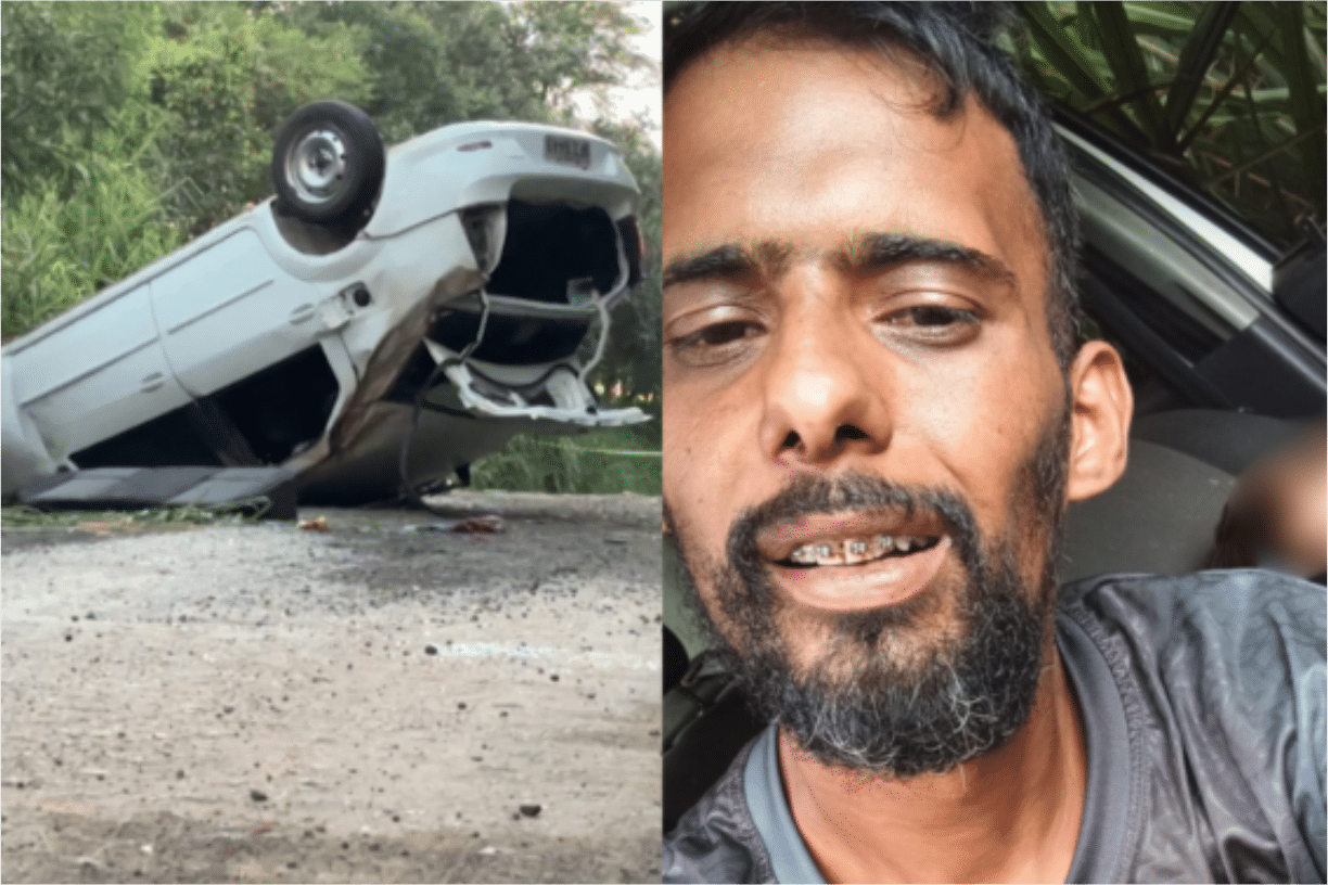 Pai Ameaça Matar Filha De 2 Anos, Foge E Capota Carro