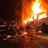 Grave Acidente Mata Dois Homens Em Rodovia No Interior De Sp Um Dos Carros Pegou Fogo Intantaneamente